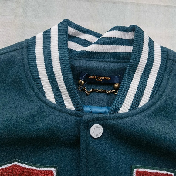 Louis Vuitton Green Baseball Jacket - Picture 3 of 12